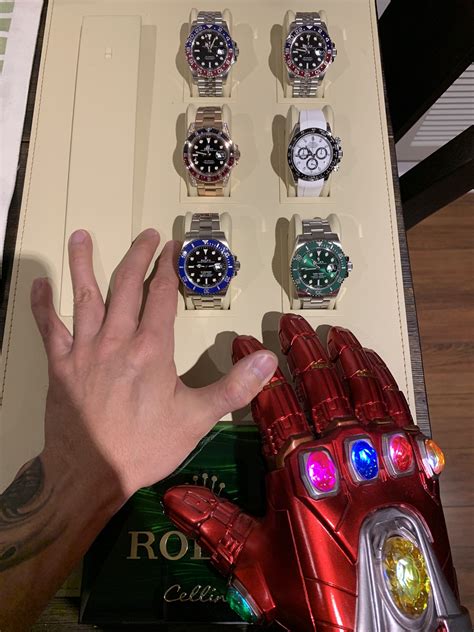 rolex infinity gauntlet watch|rolex watch service.